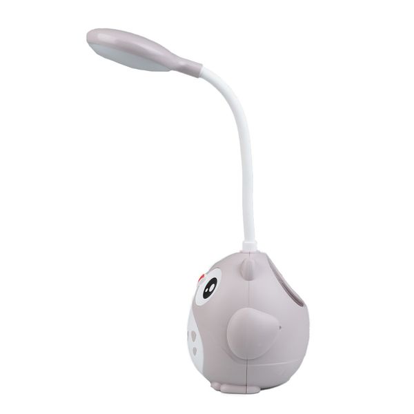 Лампа настільна дитяча акумуляторна з USB 4.2 Вт сенсорний настільний світильник Сова CS-289 CS289GR фото
