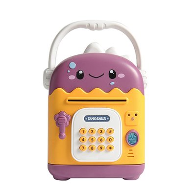 Сейф скарбничка дитяча електронна музична із замком на відбиток пальця та розпізнаванням обличчя 7807GR фото