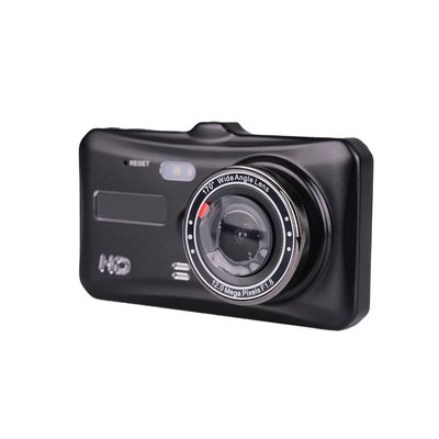 Видеорегистратор автомобильный аккумуляторный ночного видения 2 камеры ИК датчик microSD Gcенсор А10 A10B фото